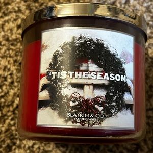 Tis the season 3 wick candle slatkin & co